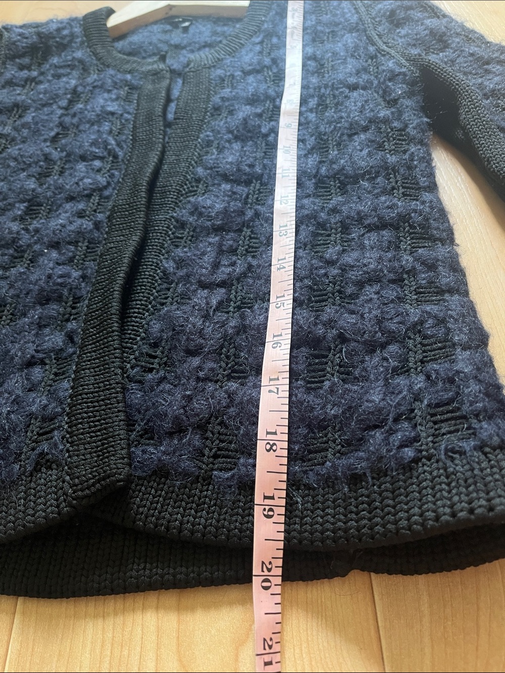 Maje Garcon Cable Knit Crop Cardigan Jacket - Picture 16 of 16